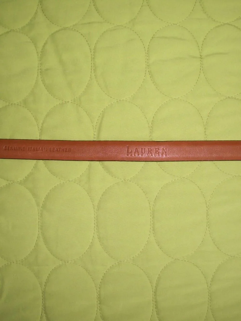 Ralph Lauren Black Leather Belt Size XL